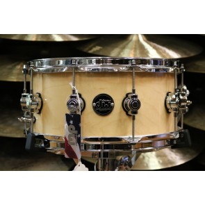 DW Drumworkshop Perf Snare 6.5X14 Natural Lacquer