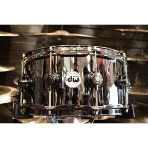 DW Collector's Series 6.5x14 Black Nickel over Brass with Black Nickel Hardware