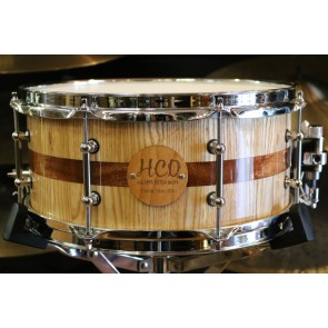 HCD Holloman Custom Ash Mahogany 6X13 Snare Drum