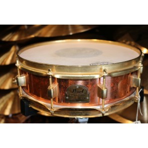 USED - Pearl MS1440 Marvin "Smitty" Smith Signature Snare Drum w/ Gold Hardware - 4" x 14" Copper
