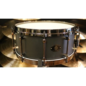 Noble & Cooley Alloy Classic Snare Drum, 6x14 Black Finish with Black Die-cast Hoops FGAC146BKDB