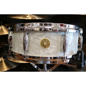 Gretsch USA Custom Ridgeland 5x14 Snare Drum in White Marine Pearl - Open Box