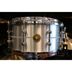 Gretsch USA Custom 6.5x14 Solid Aluminum Snare Drum with Tube Lugs - Open Box