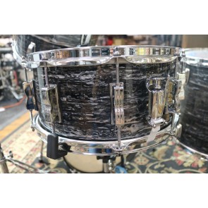 Ludwig Classic Maple Shell Kit in Vintage Black Oyster FAB 14x22, 9x12,16x16 w/Free 6.5x14 Snare Drum