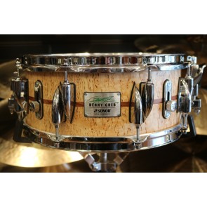 Sonor 13x 5.75" Benny Greb Signature Beech Snare Drum with Teardrop Lugs and Bubinga Inlay