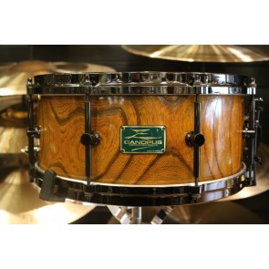 Used Limited Edition 6.5x14 Canopus Zelkova w/ Humes & Berg Enduro Pro Case