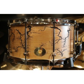 Noble and Cooley Classic Maple 7x14 Single Ply Snare, Fractal Natural Oil FGSSM147FRBRFB