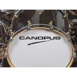 Canopus R.F.M. Studio Shell Pack in Ebony Lacquer Drum Set