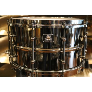 Ludwig 8X14 Universal Brass Snare Drum with Black Nickel Die Cast Hoops - PASIC DEAL LU0814-PASIC