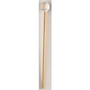 Innovative Percussion IP3103 Ludwig Albert Series Soft Marimba Mallets - Off-White Yarn - Rattan