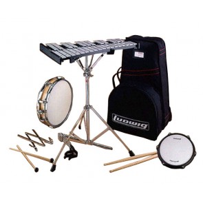 Ludwig LE2482R Percussion Learning Center Combo Kit with Rolling Bag