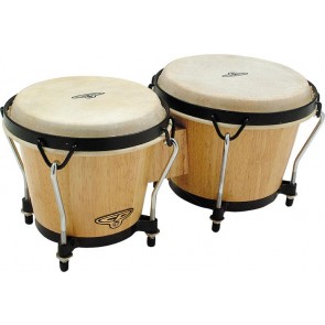 Latin Percussion CP Traditional Natural Wood Bongos