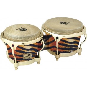 Latin Percussion Raul Rekow Signature Series Tiger Print Bongos