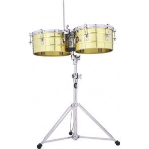 Latin Percussion Tito Puente 14" and 15" Brass Timbales