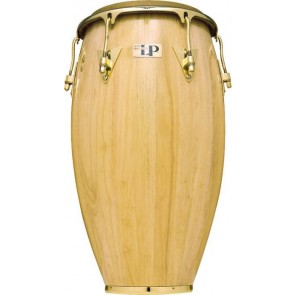 Latin Percussion Classic Model Natural Wood 12 1/2" Tumbadora w/ Gold Hardware