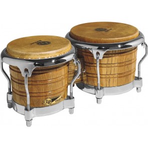 Latin Percussion Galaxy Giovanni Series Wood Bongos w/ Chrome Hardware