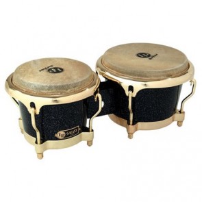 Latin Percussion Galaxy Fiberglass Bongos w/ Gold Hardware