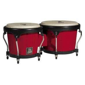 Latin Percussion Aspire Fiberglass Red Bongos