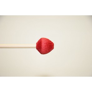 Mike Balter Super Vibe Series Red Polyester Medium Rattan Mallets