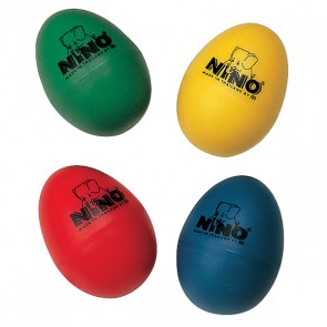 Meinl NINO Plastic Egg Shaker Assortment of 4 Pieces