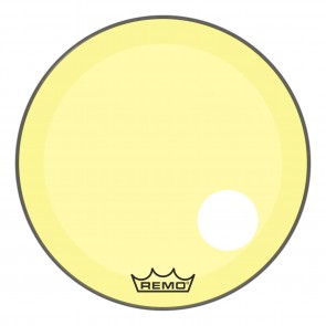 Remo 24" Powerstroke P3 Colortone Yellow Bass Drumhead