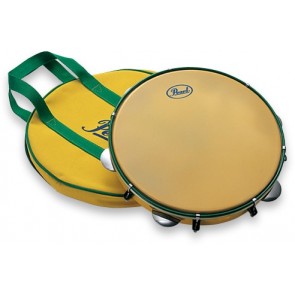 Pearl 12" Pandiero (6 sets of Platinellas & plastic head) w/ bag