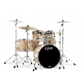 PDP Concept Series 6-Piece Maple Shell Pack, Natural Lacquer w/Chrome Hardware; 8x10, 9x12, 12x14, 14x16, 5.5x14, 18x22