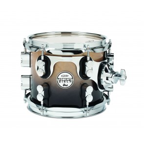 PDP Concept Series Birch Suspended Tom, 7x8, Natural to Charcoal Fade w/Chrome Hardware