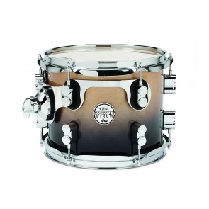 PDP Concept Series Birch Suspended Tom, 8x10, Natural to Charcoal Fade w/Chrome Hardware