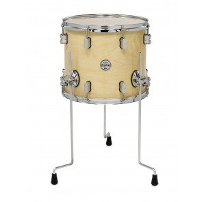 PDP Concept Series Maple Floor Tom, 12x14, Natural Lacquer w/Chrome Hardware