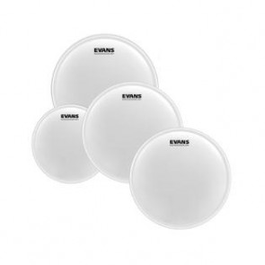 Evans UV1 Coated Rock Pack (10", 12", 16") with 14" UV1 Coated Snare Batter Drum Heads
