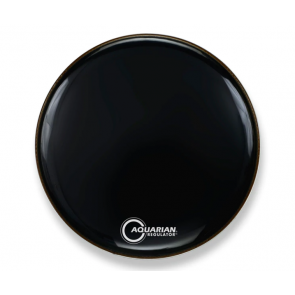 Aquarian 18'' Regulator w/ Full Head Black Bass Drumhead
