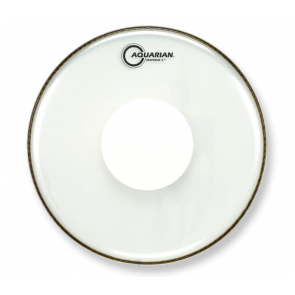 Aquarian 22'' Response 2 Clear w/Power Dot Bass Drumhead