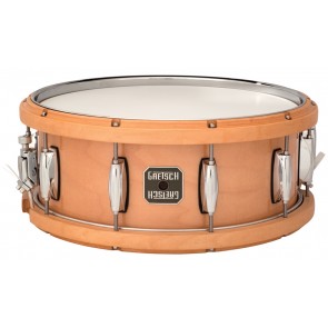 Gretsch 5.5X14 Maple Contoured Wood/Metal Batter Hoop Snare Drum