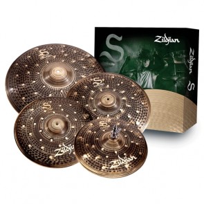 Zildjian S Famliy Dark Cymbal Pack 14” Hihats 16”  and 18” Crash, 20” Ride SD4680