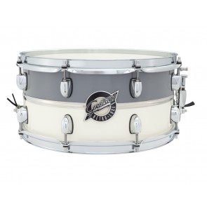 Gretsch 6.5X14 Retro-Luxe Pewter/White Snare Drum