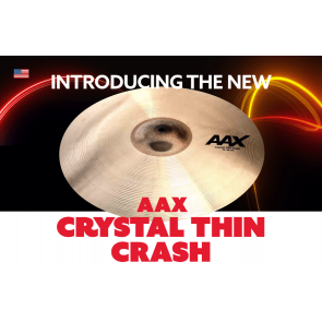 Sabian AAX 17" Crystal Thin Crash Cymbal