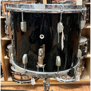 Used Black Leedy 15” Field Drum, Custom Grover Snares