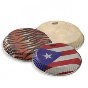 Remo 11.75" Skyndeep Crimplock Symmetry Puerto Rican Flag Drumhead M4 Type, D3