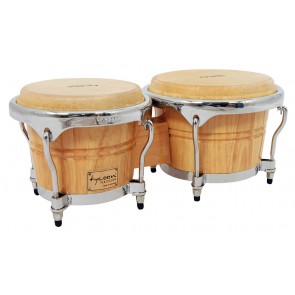 Tycoon Percussion 7 & 8 1/2 Concerto Series Bongos - Natural Finish