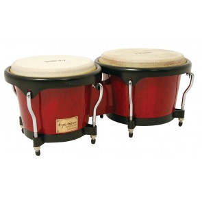 Tycoon Percussion 7 & 8 1/2 Artist Series Bongos - Red Finish