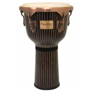 Tycoon Percussion 12 Master Hand-Crafted Pinstripe Djembe