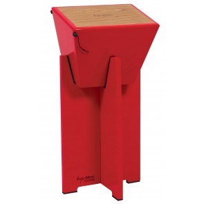 Tycoon Percussion Siam Oak Quinto Cajon Stands - Red