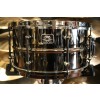 Ludwig 7X13 Universal Brass Snare Drum, Black Die Cast Hoops and Hardware