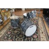 Ludwig Classic Maple Shell Kit in Vintage Black Oyster FAB 14x22, 9x12,16x16 w/Free 6.5x14 Snare Drum
