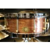 Noble & Cooley 6x14 SS Classic Steam Bent Walnut in clear gloss with brass hardware and die-cast black nickel hoops