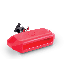 Latin Percussion Low Pitch Red Jam Block LP 1207