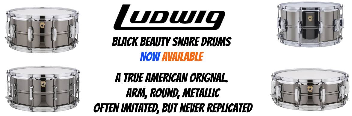 ludwig black beauty snare drums